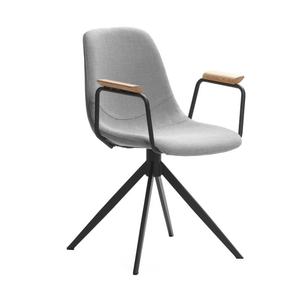 Scaune de dining gri-deschis 2 buc. Tali – Marckeric