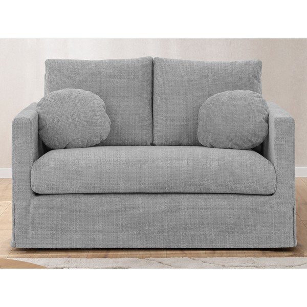 Canapea gri deschis 140 cm Paphos – Ropez-image-3