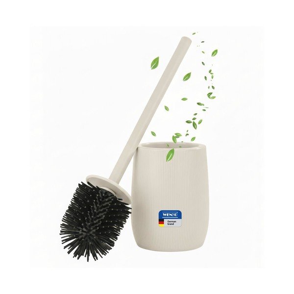 Perie de WC crem din ceramică Fablo – Wenko-image-3