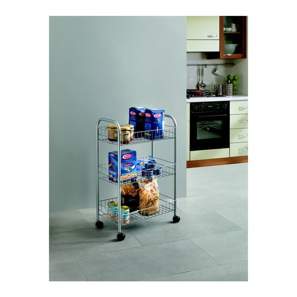 Suport mobil cu 3 rafturi Metaltex Lugano-image-1