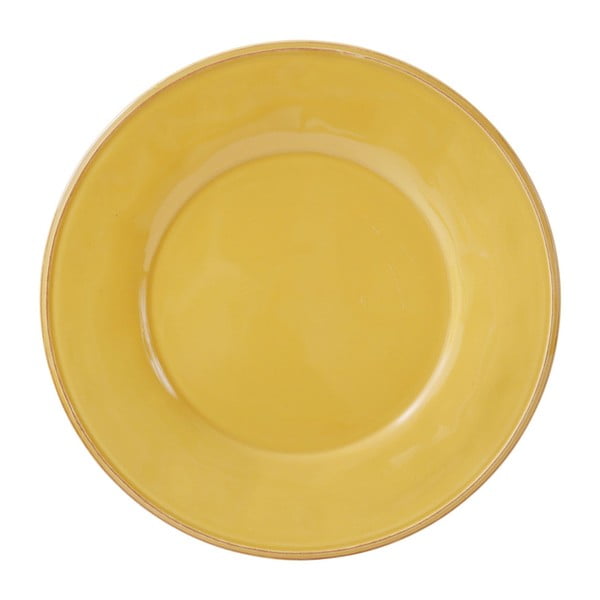 Farfurie din ceramică Côté Table Const, ⌀ 28,5 cm, galben