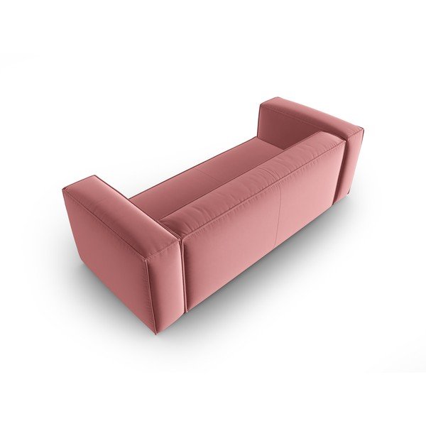 Canapea roz cu tapițerie din catifea 200 cm Mackay – Cosmopolitan Design-image-3