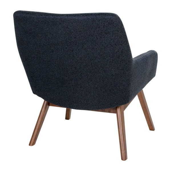 Fotoliu din lemn de nuc House Nordic London, culoare închisă-image-4