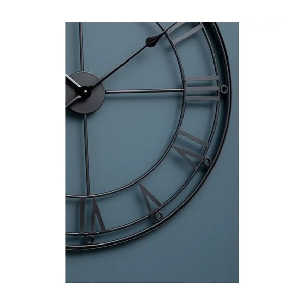 Ceas de perete Premier Housewares Matt, ⌀ 59 cm, negru-image-2