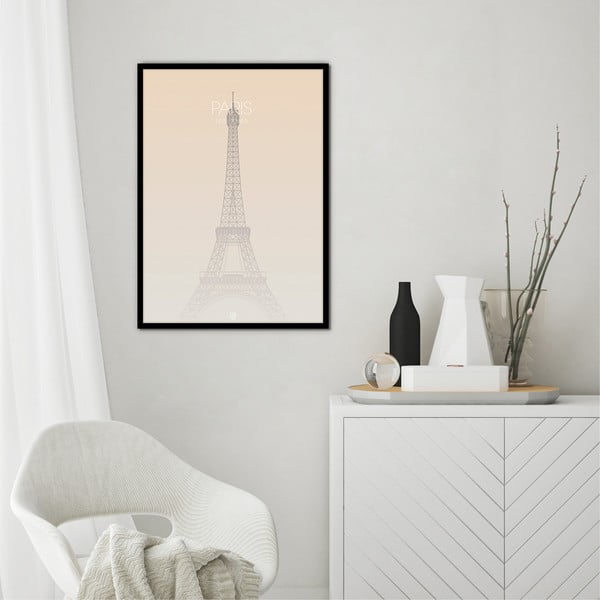 Tablou 50x70 cm Paris Eiffel Tower – Malerifabrikken-image-1