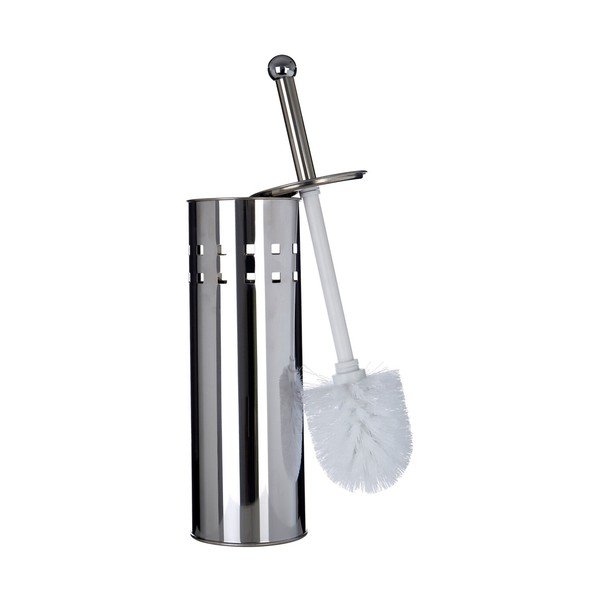 Perie de WC argintiu-mat din oțel inoxidabil Indy – Premier Housewares-image-3