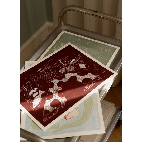 Poster 70x50 cm Sam Shopping – Lucia Tuffley – The Poster Club-image-1