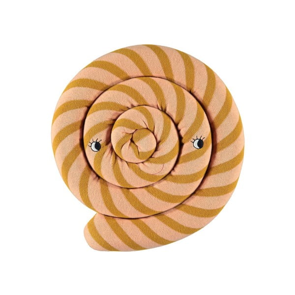 Pernă din bumbac organic pentru copii OYOY Lollipop, ⌀ 30 cm, portocaliu
