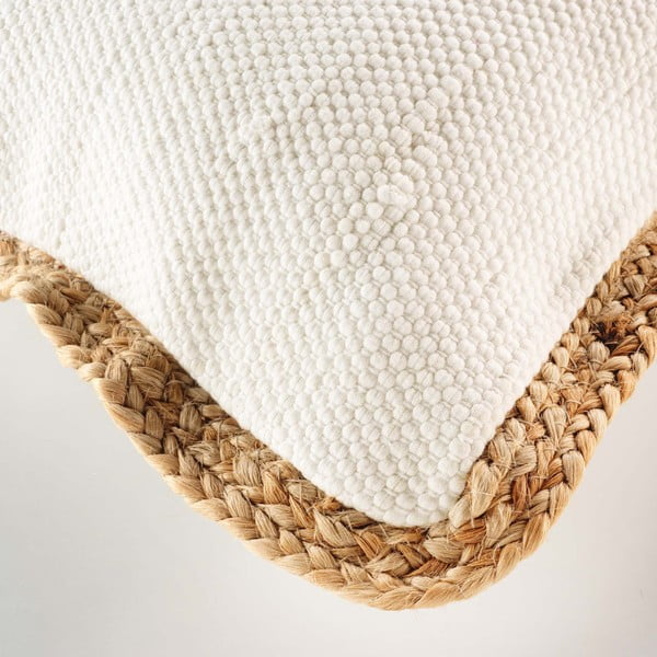 Pernă decorativă din amestec de iută 45x45 cm Akina – douceur d'intérieur-image-1
