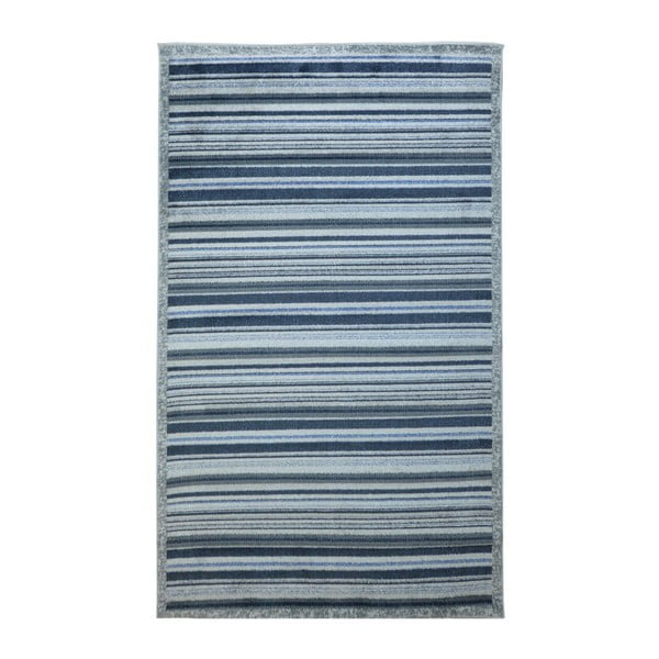 Covor Webtappeti Lines, 137 x 200 cm, albastru-gri