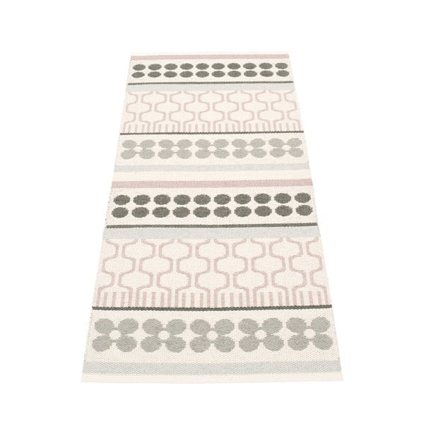 Covor tip traversă pentru interior și exterior roz deschis/gri 70x180 cm Asta Pale Rose – Pappelina-image-1