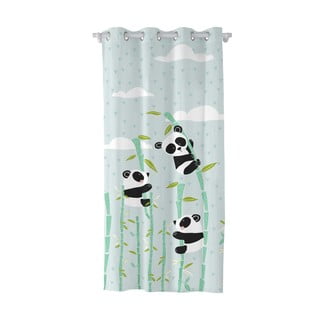 Draperie din bumbac pentru copii Moshi Moshi Panda Garden, 140 x 265 cm