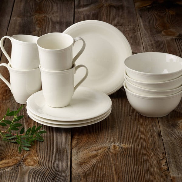 Cană din porțelan Villeroy & Boch Like Organic, 0,35 l, bej-image-2