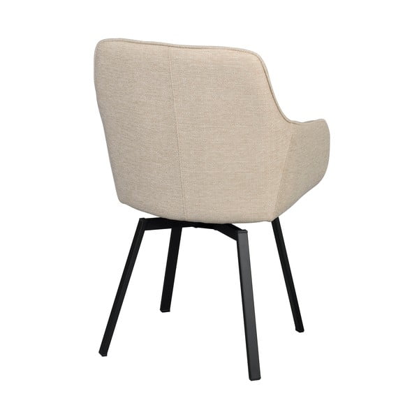 Set de scaune de sufragerie bej 2 buc. tapițat Alison – Rowico-image-4