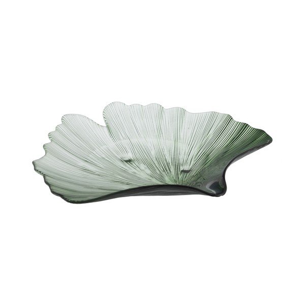 Tavă decorativă din sticlă 31x33 cm Gingko – Ixia-image-2