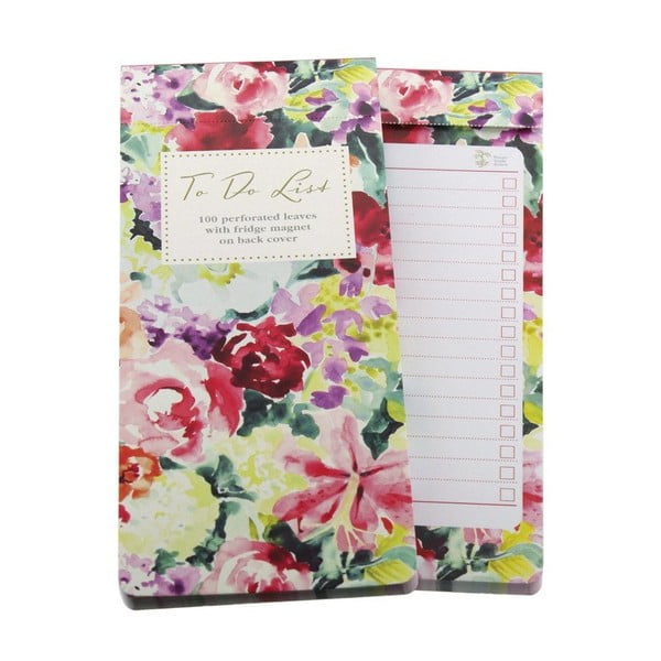 To Do List Go Stationery Watercolour Lily