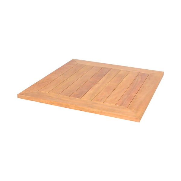Blat din lemn de tec pentru masă de grădină Ezeis Typon, 67 x 67 cm