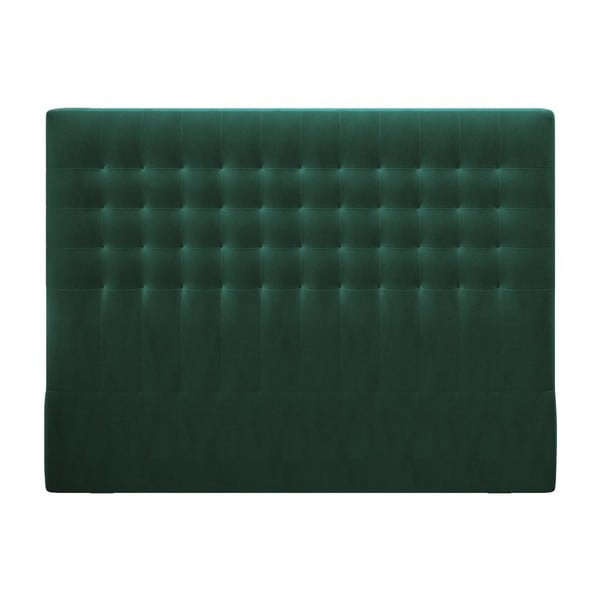 Tăblie pentru pat cu tapițerie de catifea Windsor & Co Sofas Apollo, 180 x 120 cm, verde