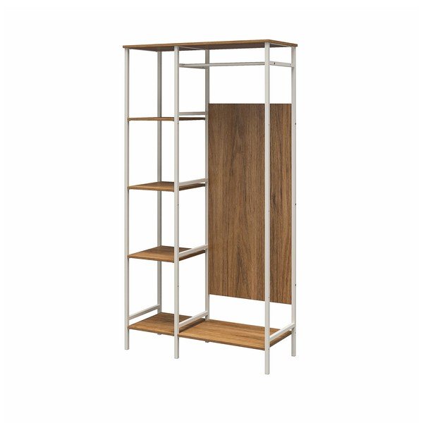 Dulap cu aspect de nuc 95x180 cm Modine - Støraa-image-4