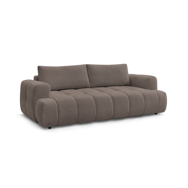 Canapea taupe extensibilă/cu spațiu de depozitare 251 cm Fuji – Bobochic Paris-image-3