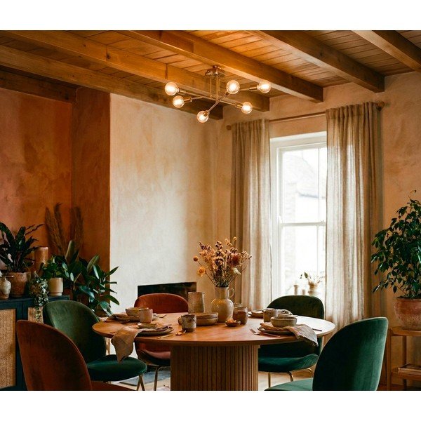 Plafonieră aurie 64x64 cm Flower – Opviq lights-image-1
