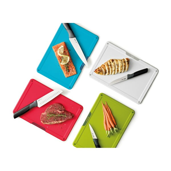 Set de tocătoare și cuțite cu suport 10x32 cm Folio Icon Plus – Joseph Joseph-image-3