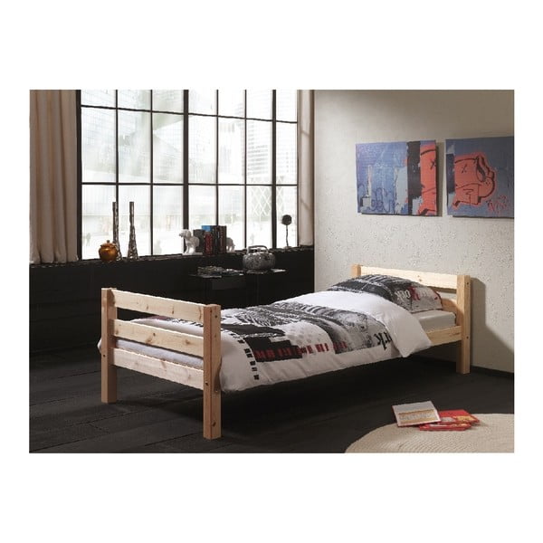 Pat pentru copii Vipack Pino, 90 x 200 cm, natural-image-1