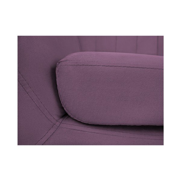 Canapea cu 2 locuri și picioare negre Mazzini Sofas Toscane, mov-image-4