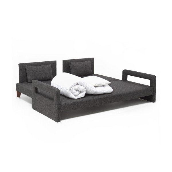 Canapea extensibilă Balcab Home Hannah Pattern, gri-image-3