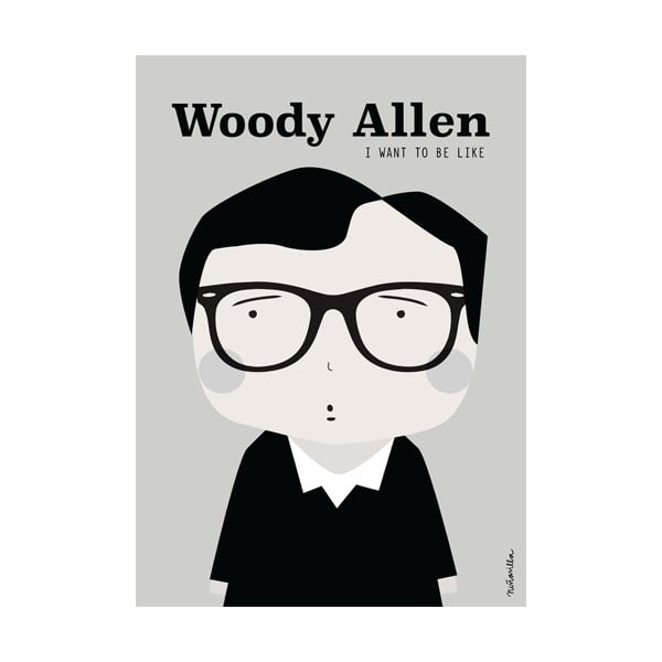 Poster NiñaSilla Woody Allen, 21 x 42 cm