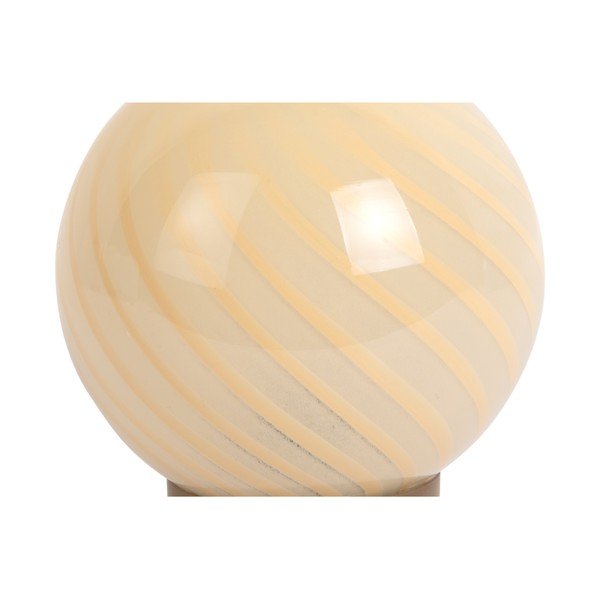 Veioză galben-deschis cu abajur din sticlă (înălțime 17 cm) Summer Globe – Leitmotiv-image-1