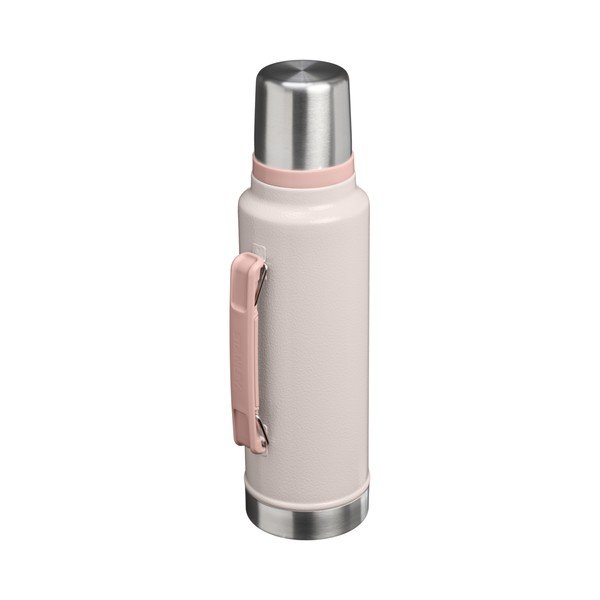 Termos roz deschis din oțel inoxidabil 1,4 l Legendary Classic Bottle Hammertone Rose Quartz – Stanley-image-2