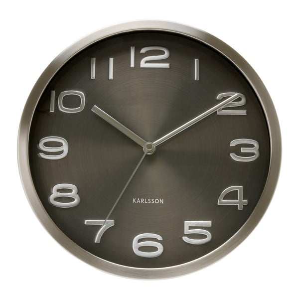Ceas de perete Present Time Maxie, negru