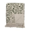 Pătură verde-crem 130x160 cm Maribelle – Bloomingville