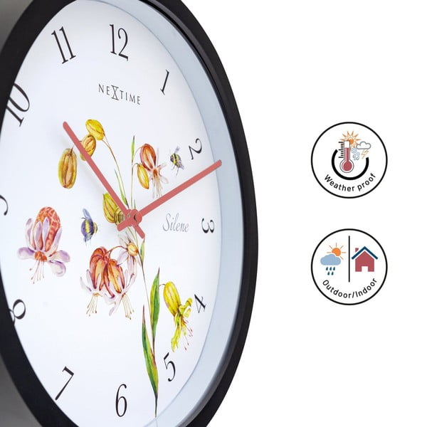 Ceas de perete ø 30,5 cm pentru exterior Silene – NeXtime-image-4