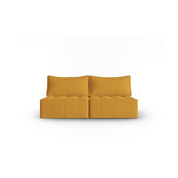Canapea galbenă 160 cm Mike – Micadoni Home