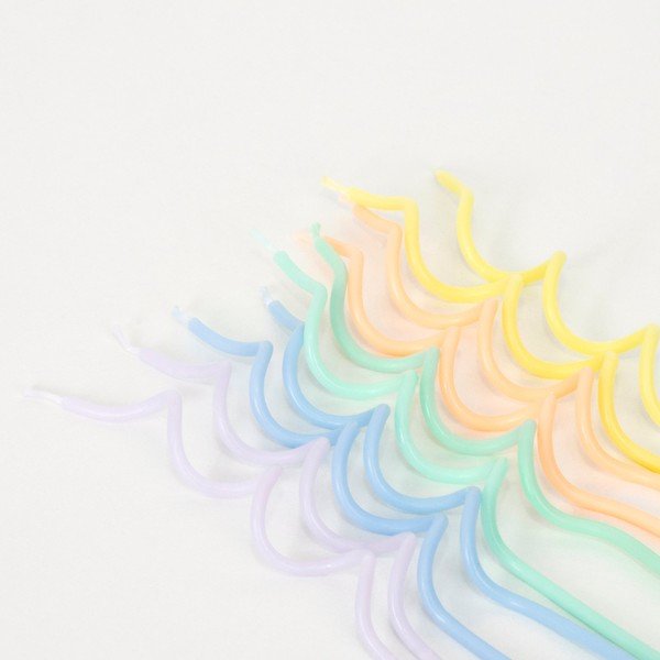 Lumânări pentru tort 20 buc. Swirly – Meri Meri-image-2