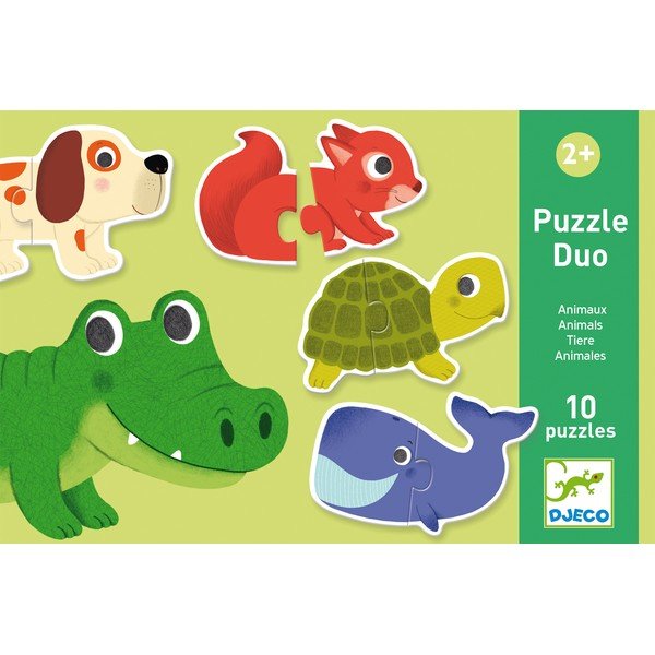Puzzle pentru copii Djeco Duo Animals-image-1
