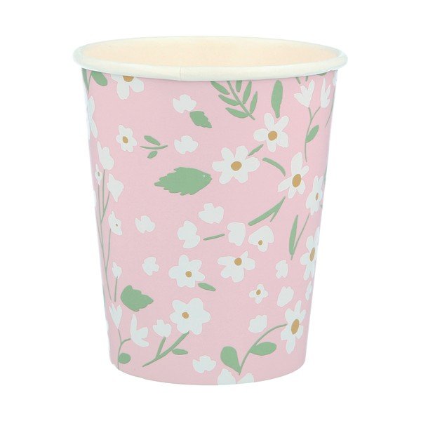 Pahare de unică folosință 12 buc. din hârtie Ditsy – Meri Meri-image-2