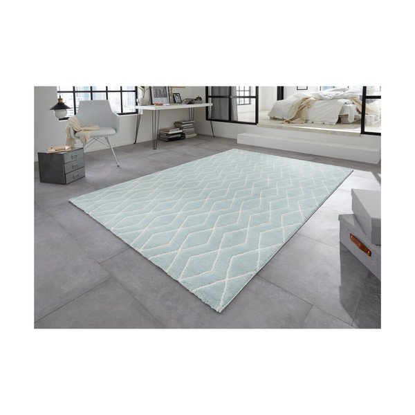 Covor Elle Decoration Euphoria Rouen, 160 x 230 cm, albastru - gri-image-4