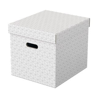 Set 3 cutii depozitare Esselte Home, 32 x 36,5 cm, alb