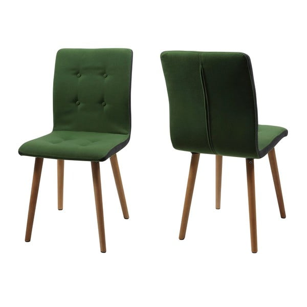 Set 2 scaune Actona Frida, verde