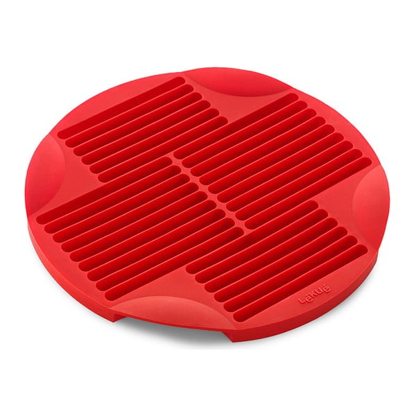 Formă din silicon pentru sticksuri Lékué Sticks, ⌀ 25 cm, roșu