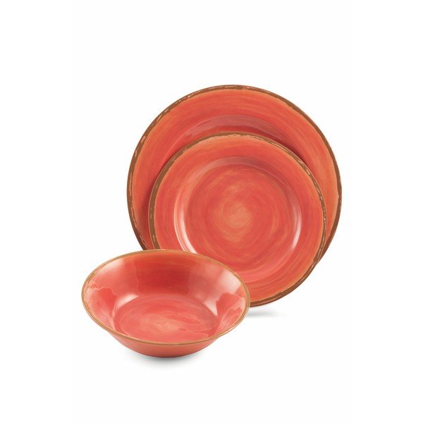 Set veselă Villa d'Este Lucia, 18 piese colorate-image-3