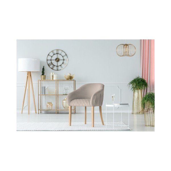 Fotoliu Micadoni Home Tipa, gri deschis-image-1