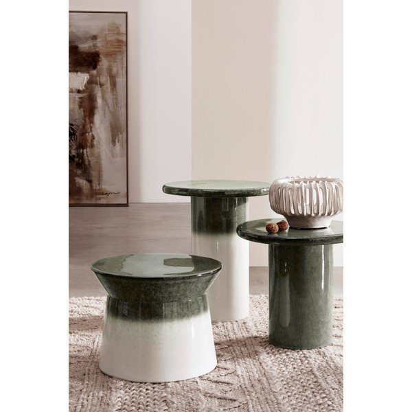 Măsuță auxiliară rotundă din ceramică ø 40,5 cm Baraki – Bizzotto-image-1