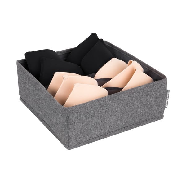 Organizator de sertare cu compartimente Bigso Box of Sweden Drawer, 29 x 11 cm, gri-image-2