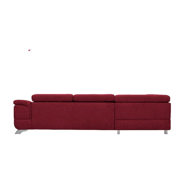 Colțar extensibil Windsor & Co Sofas Gamma, roşu, partea stângă-image-4