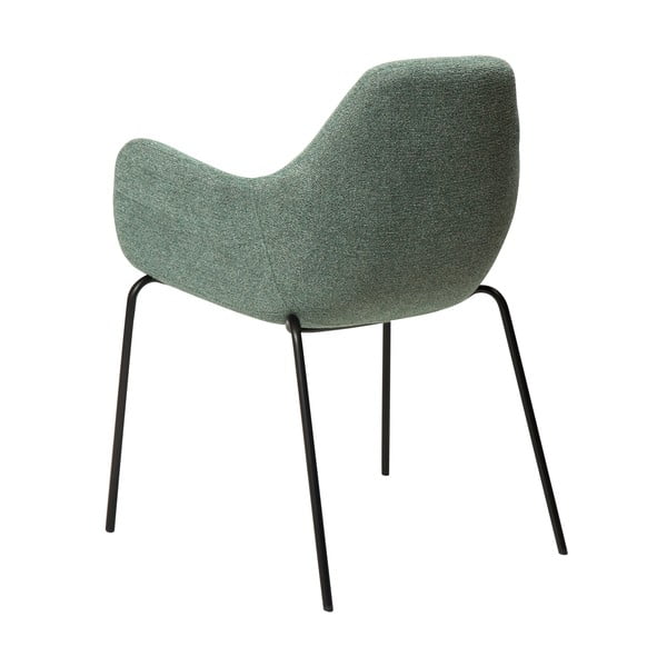 Fotoliu verde deschis cu tapițerie din țesătură bouclé Zimmer – DAN-FORM Denmark-image-3