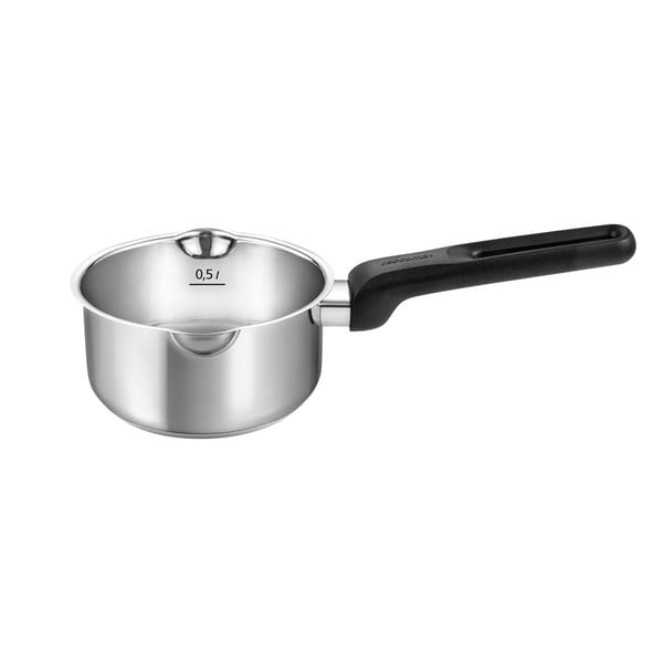 Tigaie din oțel inoxidabil 1 l adecvată pentru plita cu inducție Brava – Tescoma